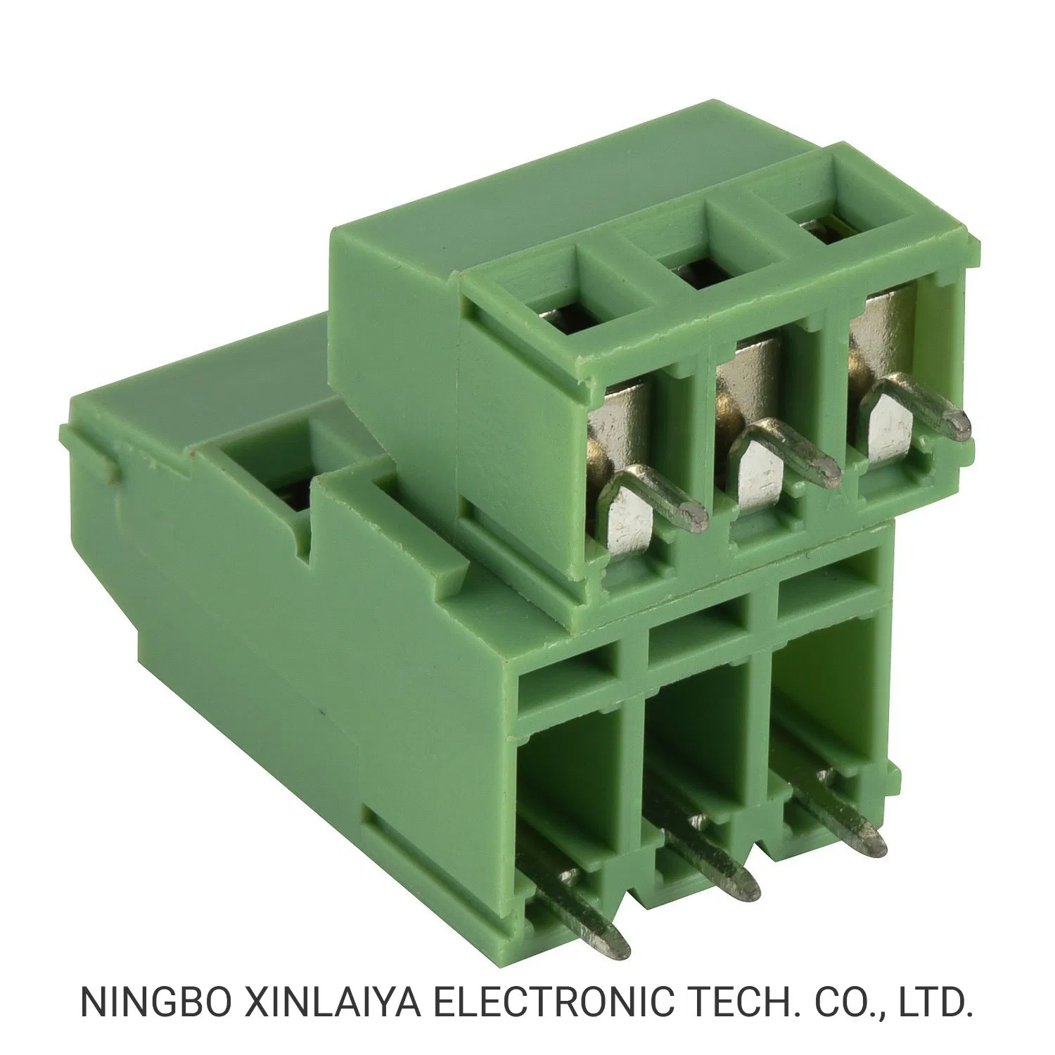 Xinya PCB-Schraubklemmenblock, zweireihiger Steckverbinder, 5,0/5,08 mm