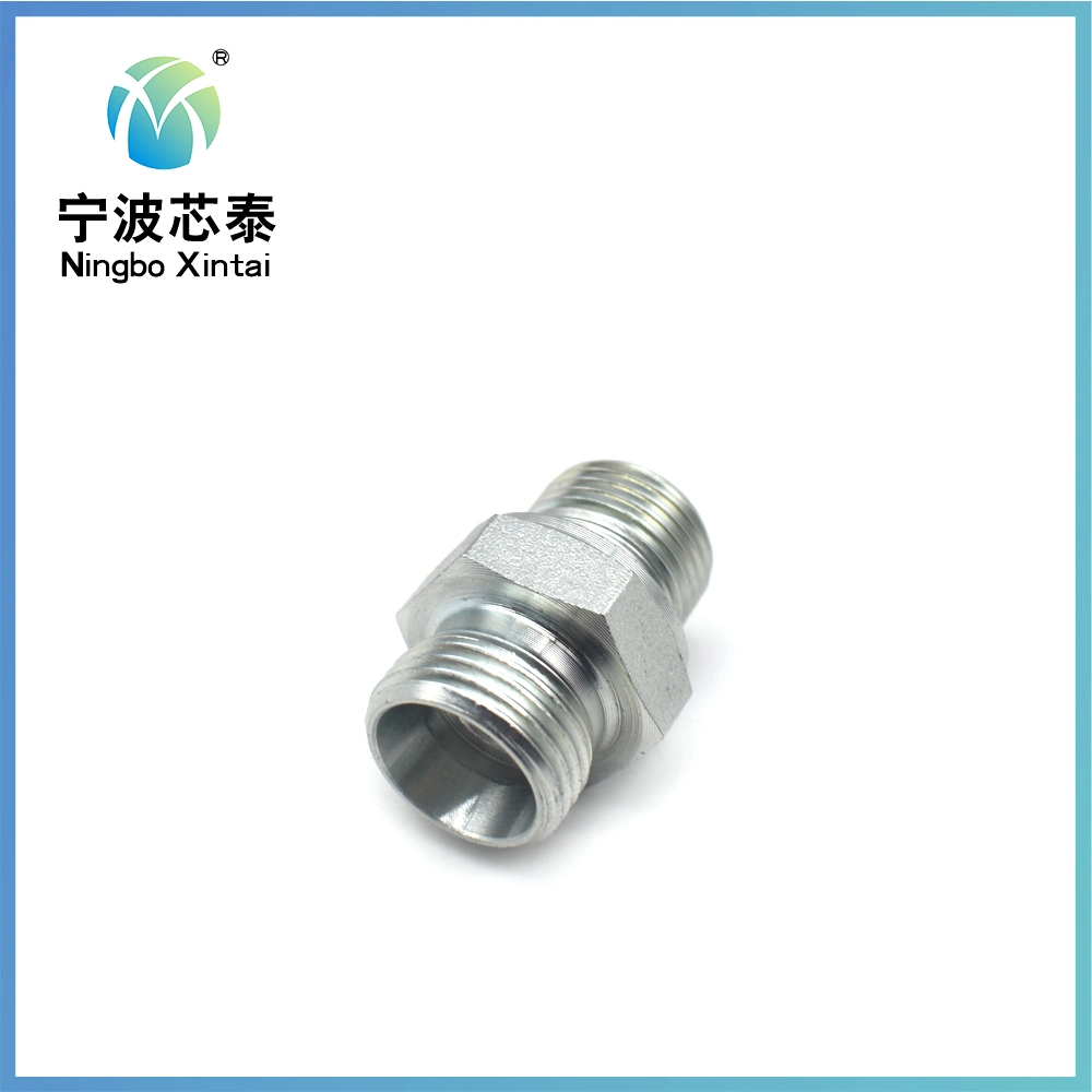 90 Degree Elow Straight Round Hex 3/8" Bsp NPT Male Thread Jic Carbon Steel Galvanized Hose Fitting NPT Metric Female Connector Adapter Custom