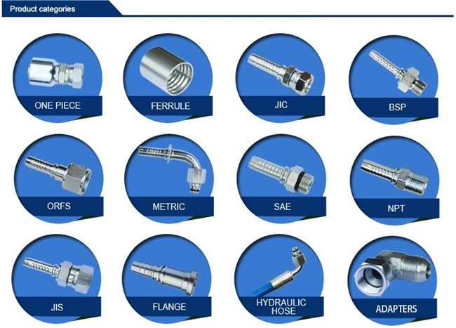 High Quality Hydraulic Hose Metric Hose Fittings