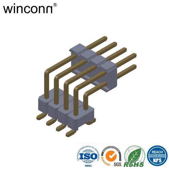 Ikari Pin Header Male PCB Automotive Pin Header Hersteller Neues Design ein-/zweireihiger Pin Header 10 Pin Through Hole Connector für Automotive